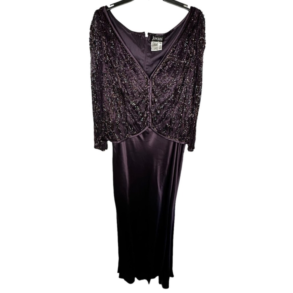 Jovani Silk Beaded Dress